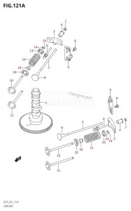 DF25 From 02503F-010001 (E01)  2010 drawing CAMSHAFT