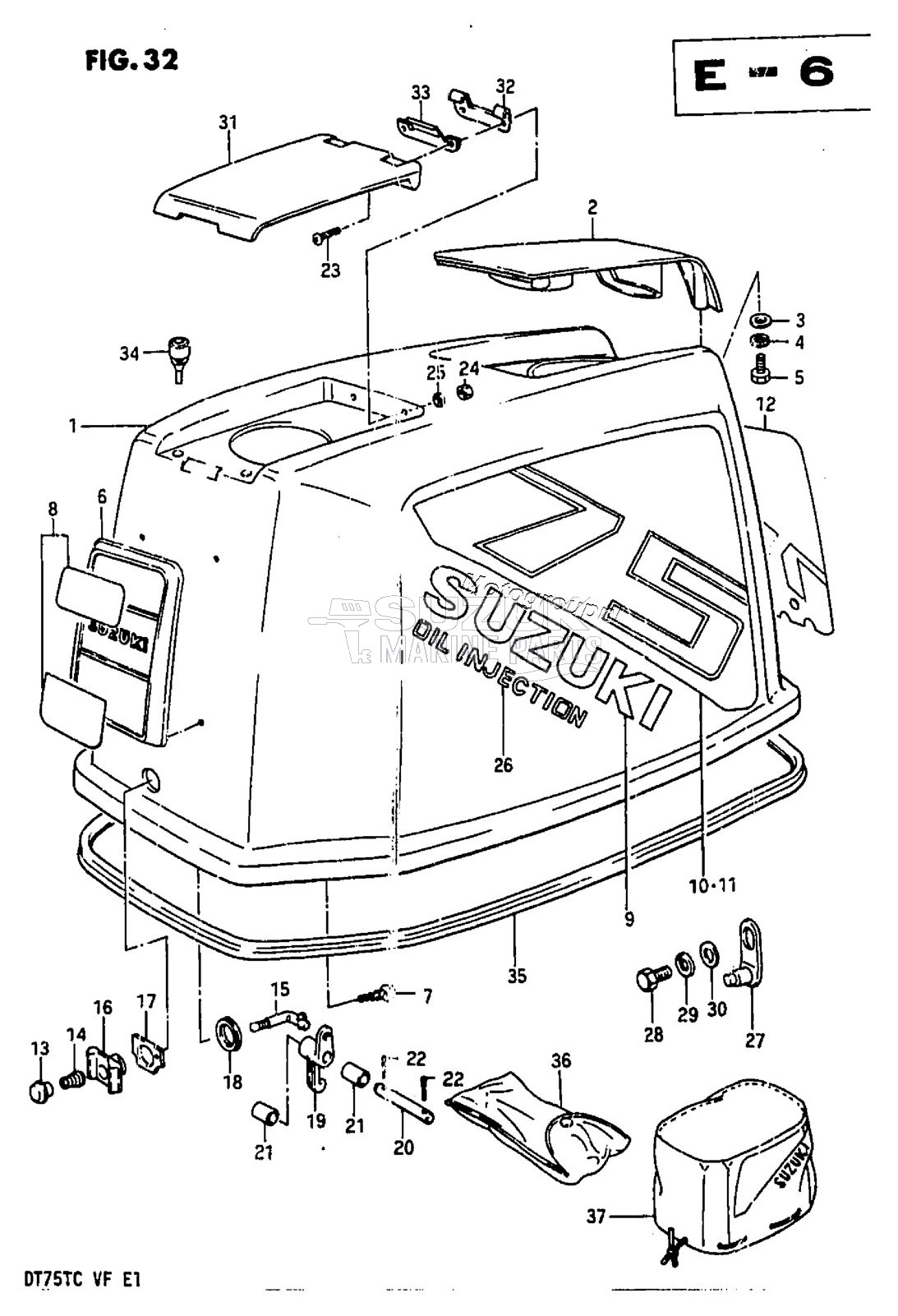 ENGINE COVER (MODEL VF)