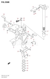 06002F-410001 (2014) 60hp E03-USA (DF60A) DF60A drawing SWIVEL BRACKET (DF50A)