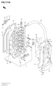 DF100A From 10003F-310001 (E01 E40)  2013 drawing CYLINDER HEAD