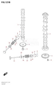 09003F-710001 (2017) 90hp E03-USA (DF90AT) DF90A drawing CAMSHAFT (DF80A:E03)