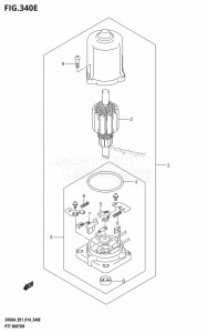 DF40A From 04003F-410001 (E01)  2014 drawing PTT MOTOR (DF50ATH:E01)