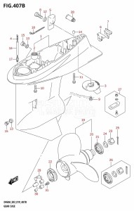 DF50A From 05004F-910001 (E03)  2019 drawing GEAR CASE (DF50AVT,DF60AVT)