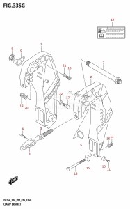 DF25A From 02504F-610001 (P01)  2016 drawing CLAMP BRACKET (DF30AT:P01)