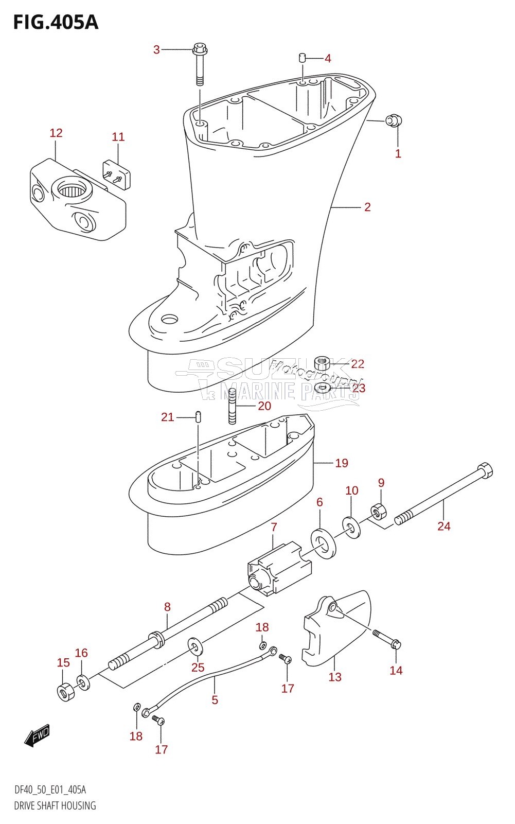 DRIVE SHAFT HOUSING