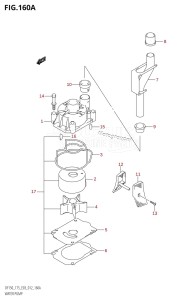 DF175Z From 17502Z-210001 (E03)  2012 drawing WATER PUMP (DF150T:E03)