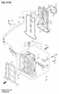 DF60A From 06003F-410001 (E01 E40)  2014 drawing CYLINDER HEAD (DF60AQH:E40)