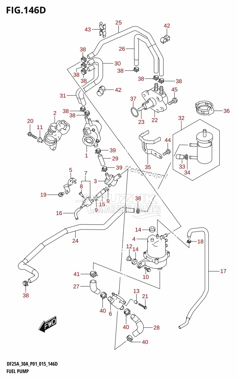 FUEL PUMP (DF25ATH:P01)