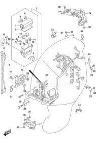 Outboard DF 300B drawing Harness