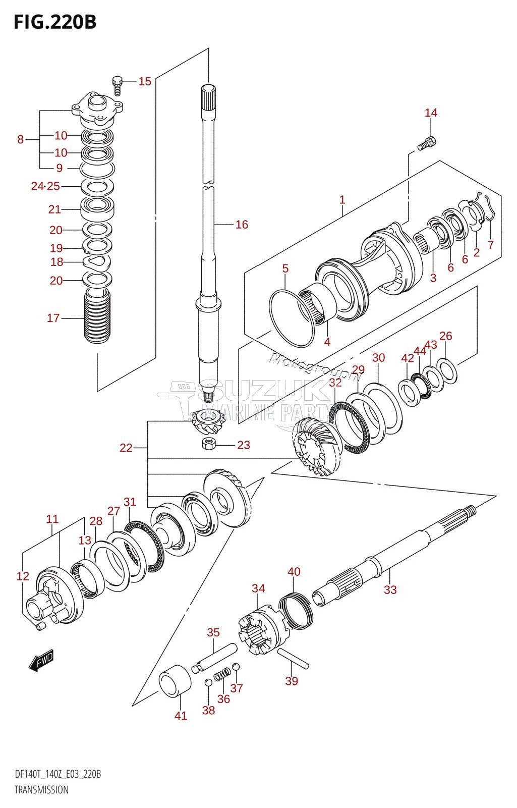 TRANSMISSION (DF140Z)