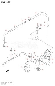 DF150 From 15002F-210001 (E01 E40)  2012 drawing FUEL PUMP (DF150T:E40)