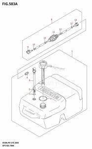 DF9.9B From 00995F-510001 (P01)  2005 drawing OPT:FUEL TANK