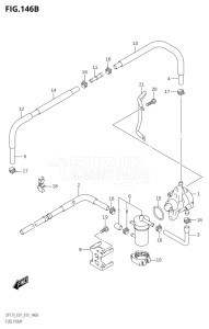 15002Z-510001 (2005) 150hp E01 E40-Gen. Export 1 - Costa Rica (DF150ZG) DF150ZG drawing FUEL PUMP (DF150T:E40)