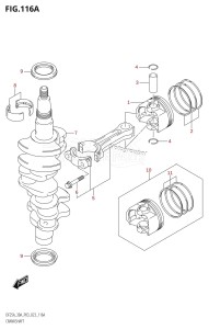 DF30A From 03003F-240001 (P03)  2022 drawing CRANKSHAFT