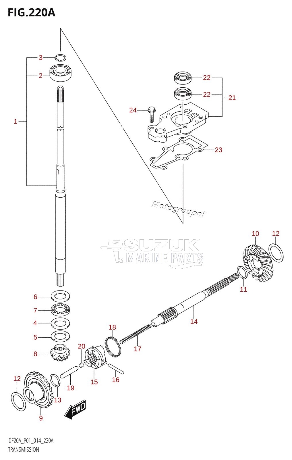 TRANSMISSION (DF9.9B:P01)