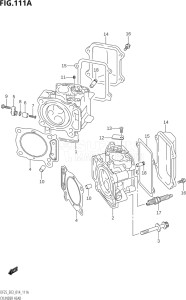 02503F-410001 (2014) 25hp E03-USA (DF25  DF25A    DF25AT    DF25ATH    DF25Q  DF25R) DF25 drawing CYLINDER HEAD