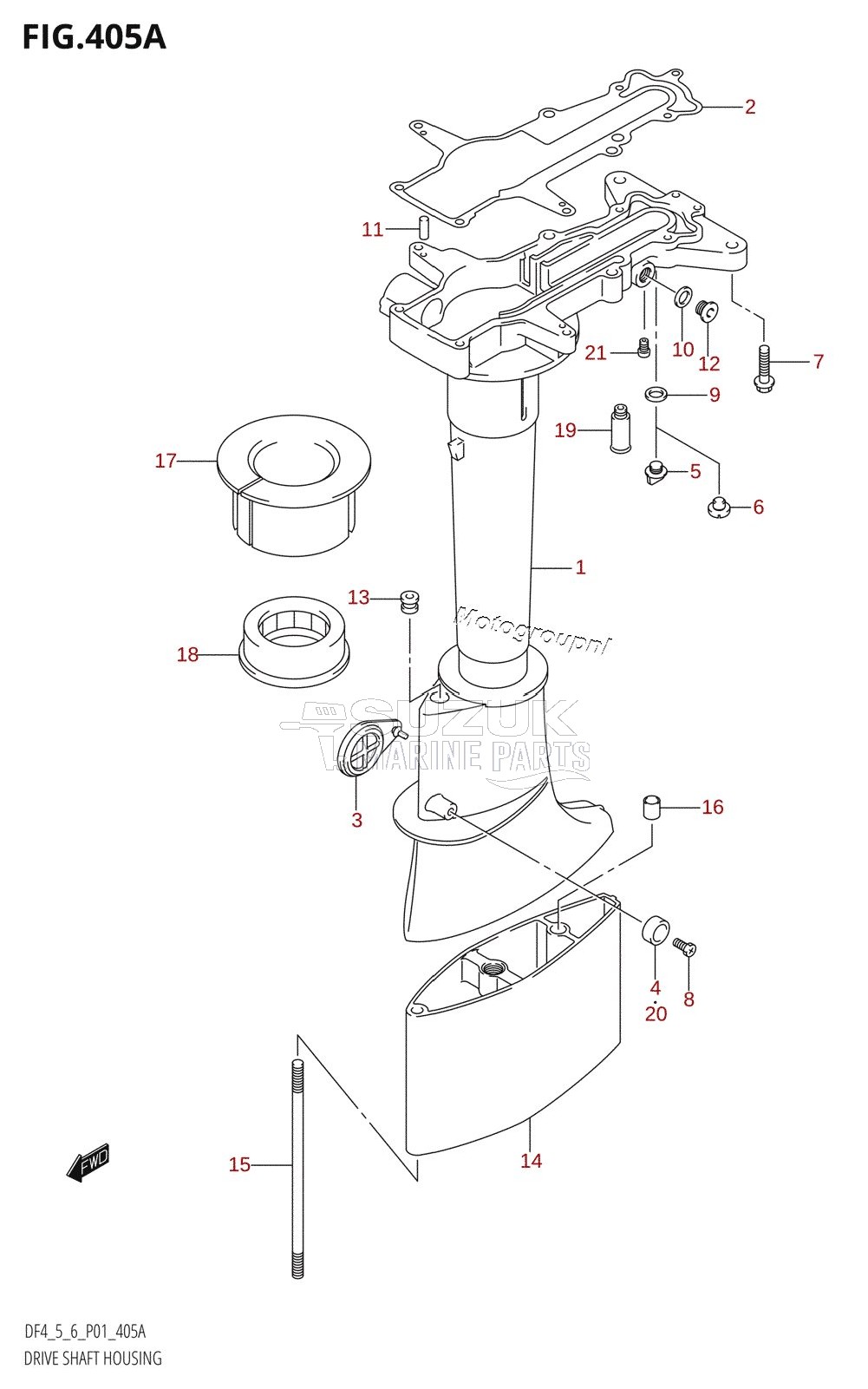 DRIVE SHAFT HOUSING