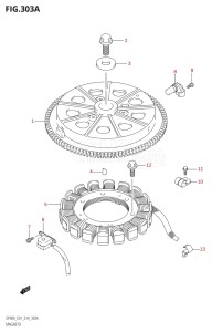 07003F-410001 (2014) 70hp E01 E40-Gen. Export 1 - Costa Rica (DF70A  DF70ATH) DF70A drawing MAGNETO