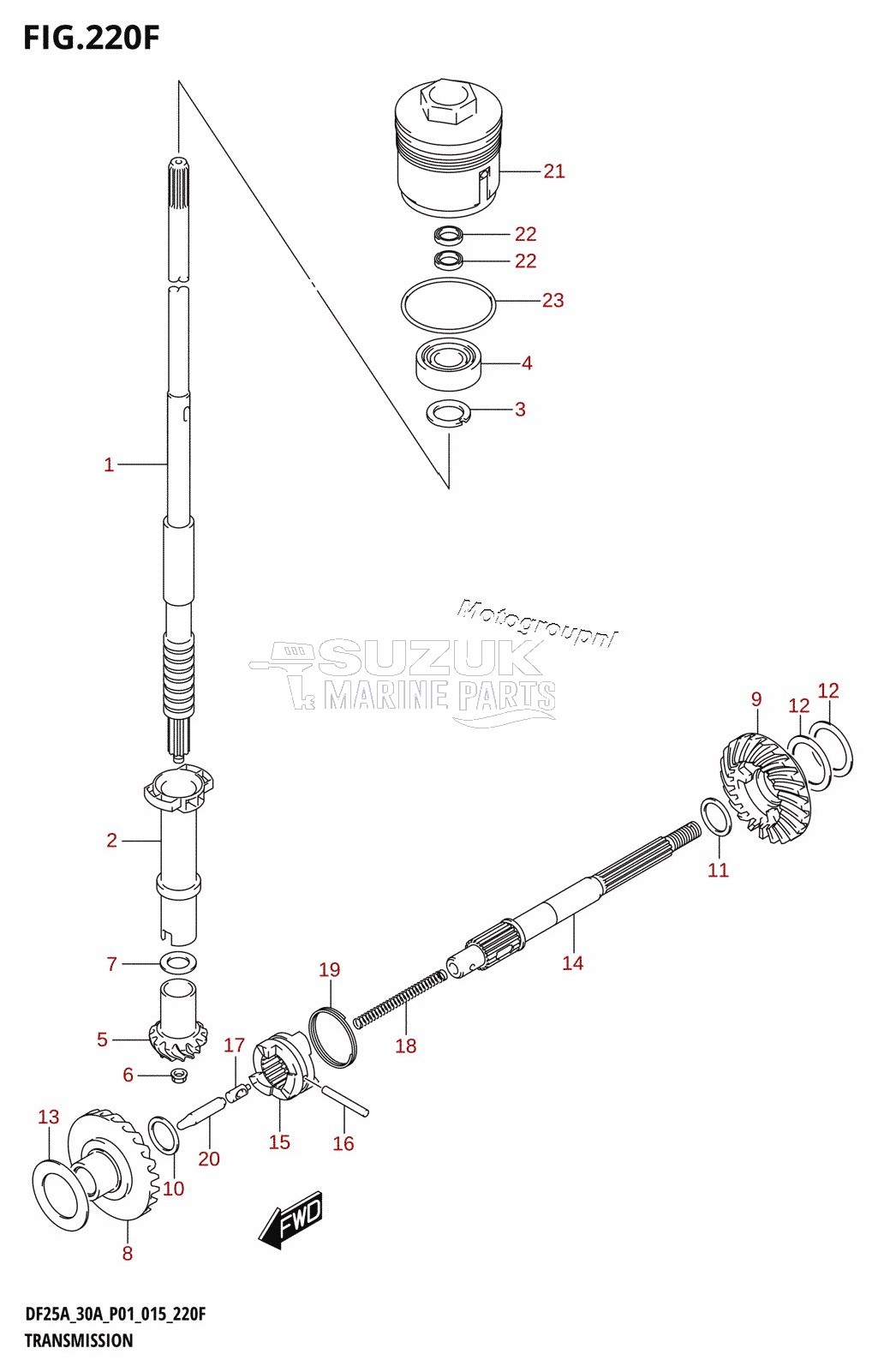 TRANSMISSION (DF30AR:P01)