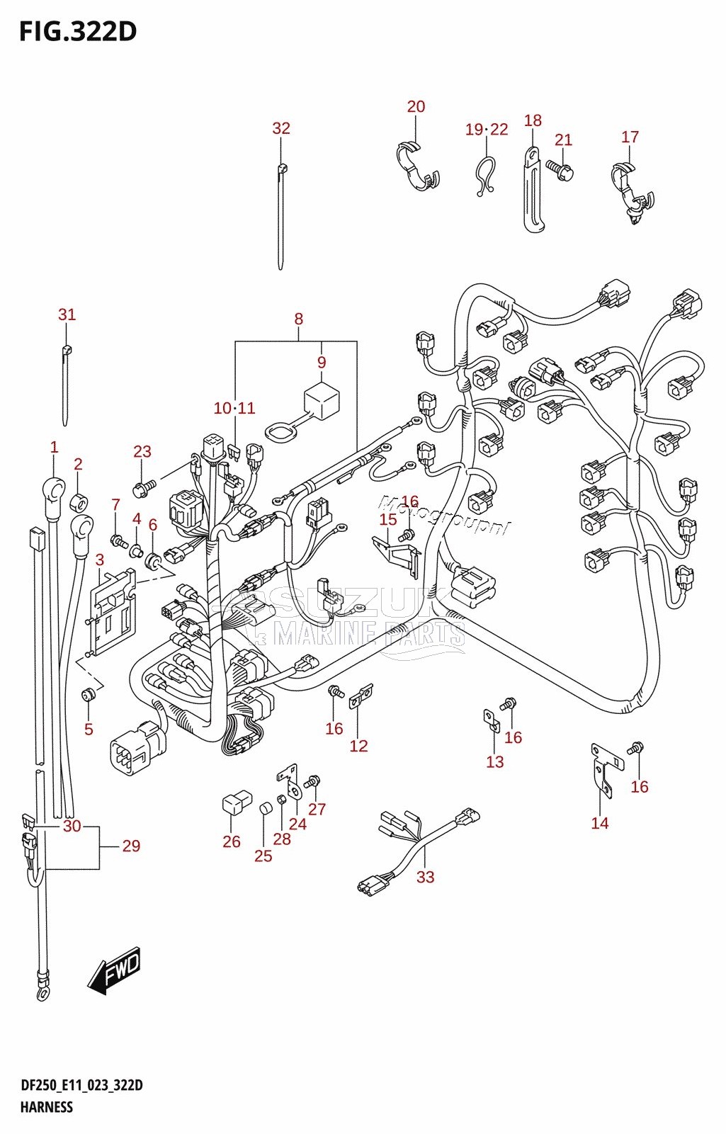 HARNESS (DF250ST)