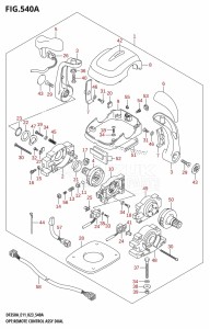 DF300B From 30003F-340001 (E11)  2023 drawing OPT:REMOTE CONTROL ASSY DUAL (020,021)