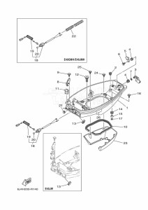 E40GMHL drawing BOTTOM-COWLING