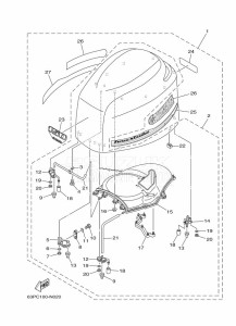 FL150BETX drawing FAIRING-UPPER