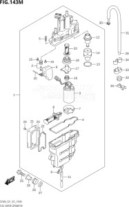 06002F-510001 (2005) 60hp E01 E40-Gen. Export 1 - Costa Rica (DF60A  DF60AQH  DF60ATH) DF60A drawing FUEL VAPOR SEPARATOR (DF60ATH:E40)