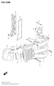 DF50A From 05003F-210001 (E03)  2012 drawing INTAKE MANIFOLD /​ SILENCER /​ EXHAUST COVER (DF50A,DF50AVT)