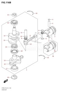 DT40 From 04005K-510001 ()  2015 drawing CRANKSHAFT (DT40W:P90)