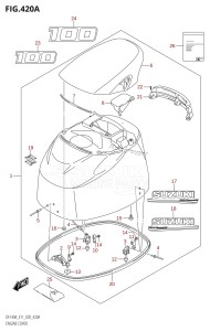 DF115AST From 11504F-040001 (E03)  2020 drawing ENGINE COVER (DF100AT)