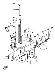 L150CETO drawing PROPELLER-HOUSING-AND-TRANSMISSION-2