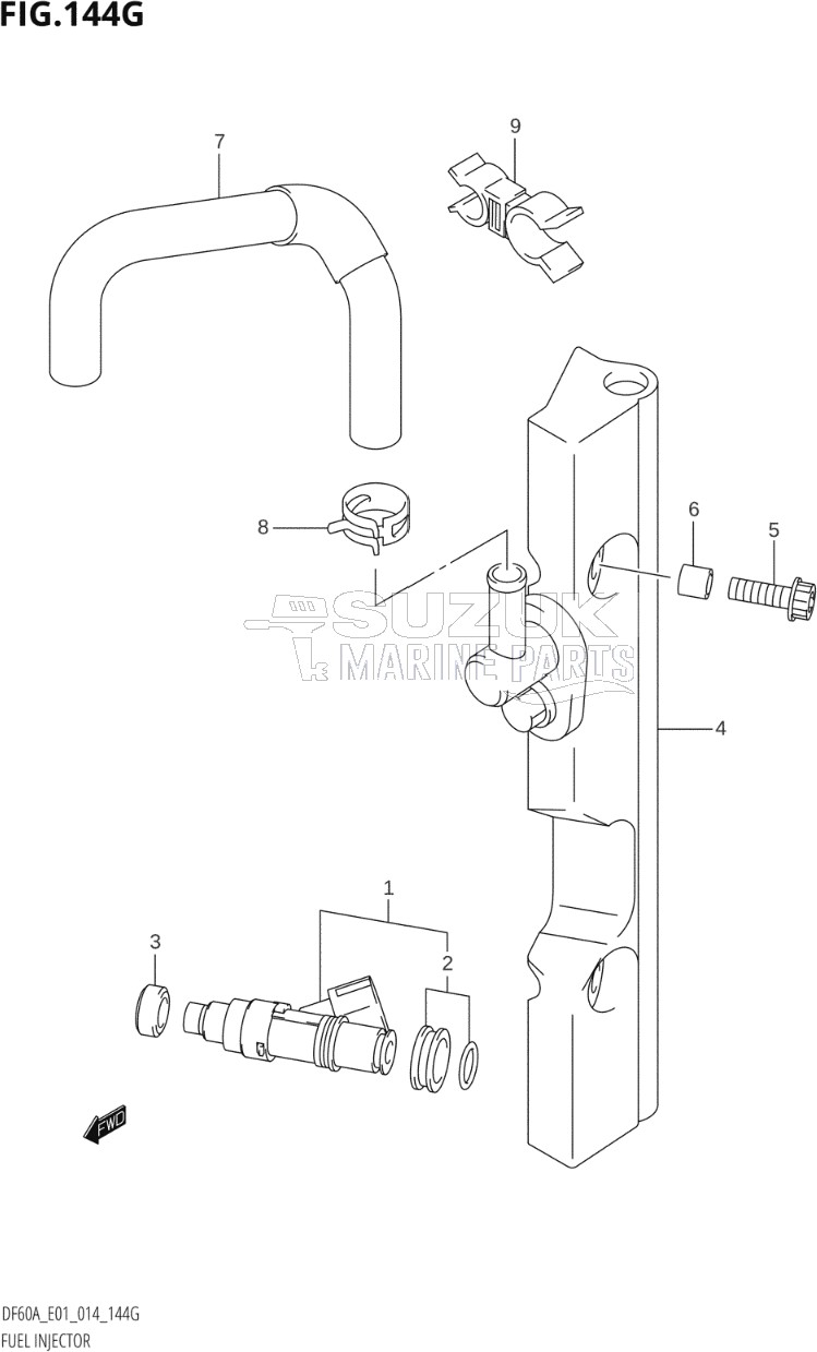 FUEL INJECTOR (DF60A:E01)