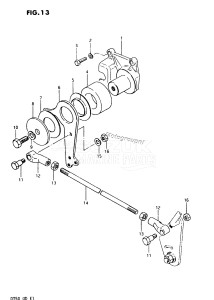 DT50 From 5002-300001 ()  1978 drawing THROTTLE /​ CLUTCH CONTROL (DT50M)