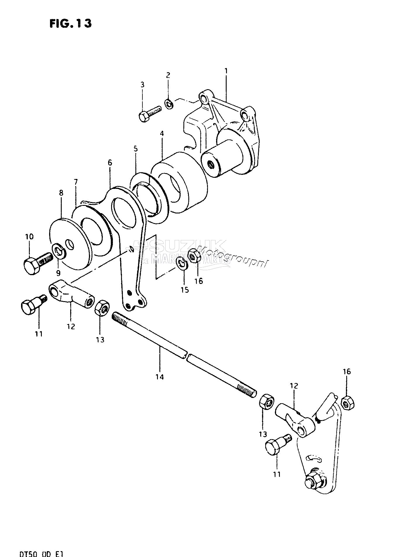 THROTTLE /​ CLUTCH CONTROL (DT50M)