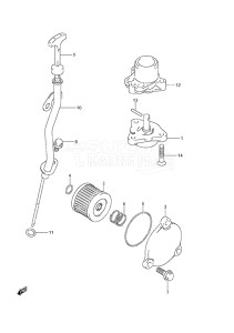 Outboard DF 20A drawing Oil Pump