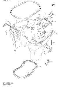 DF140 From 14000Z-251001 ()  2002 drawing SIDE COVER