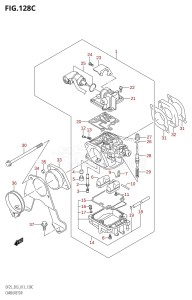 DF25 From 02503F-310001 (E03)  2013 drawing CARBURETOR (DF25Q:E03)