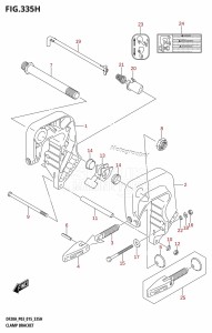 DF9.9B From 00995F-510001 (P03)  2015 drawing CLAMP BRACKET (DF20A:P03)