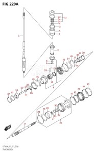 DF250A From 25003P-510001 (E01 E40)  2015 drawing TRANSMISSION