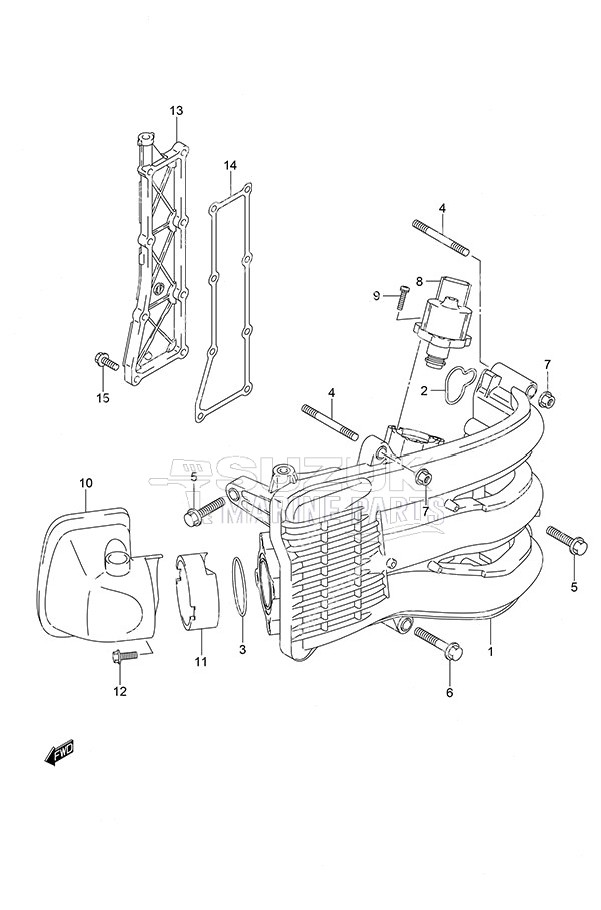 Intake Manifold/Silencer/Exhaust Cover