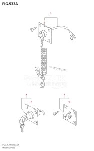 DT30 From 03005-210001 ()  2012 drawing OPT:SWITCH PANEL (DT30:P40)