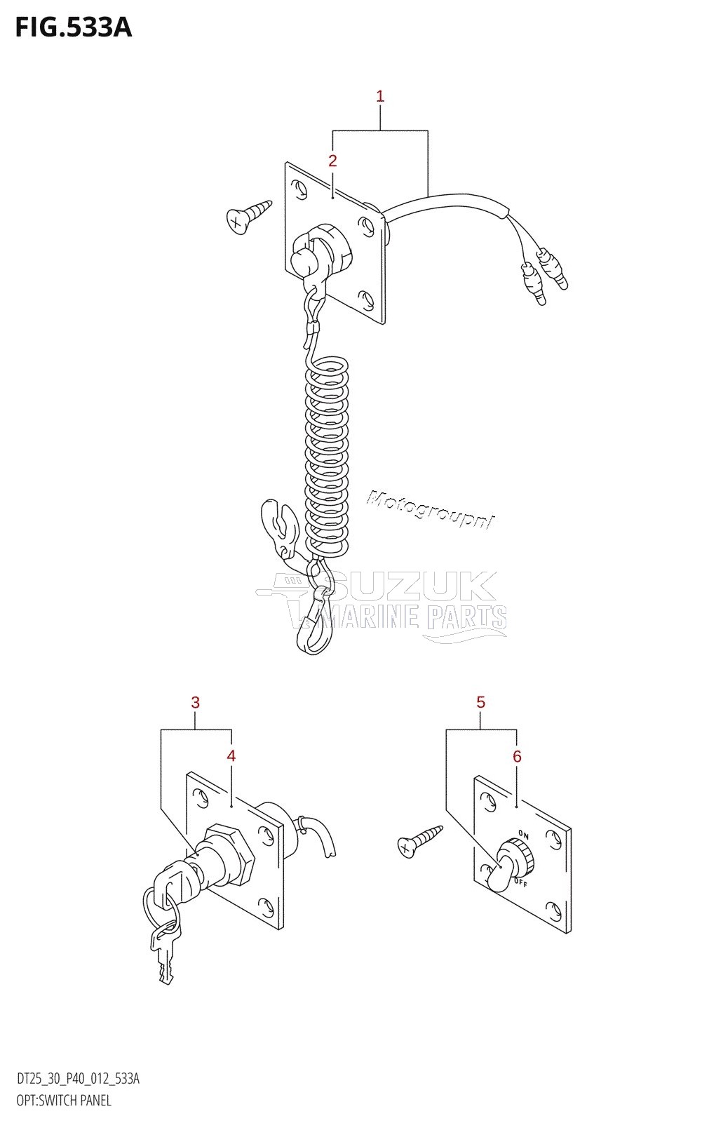 OPT:SWITCH PANEL (DT30:P40)