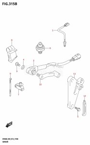 DF60A From 06002F-210001 (E03)  2012 drawing SENSOR (DF50A:E03)