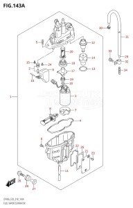 08002F-810001 (2018) 80hp E03-USA (DF80AT) DF80A drawing FUEL VAPOR SEPARATOR