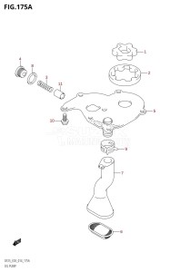 DF25 From 02503F-410001 (E03)  2014 drawing OIL PUMP