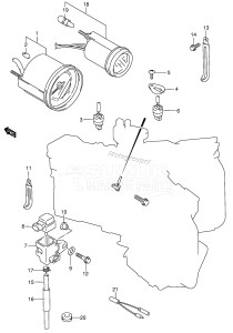 DT225TCL From 22501-251001 ()  2002 drawing SENSOR /​ METER (DT150(S) /​ 200)