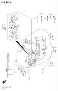 20003Z-710001 (2017) 200hp E03-USA (DF200AZ) DF200AZ drawing HARNESS