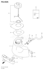 00252F-410001 (2014) 2.5hp P01-Gen. Export 1 (DF2.5) DF2.5 drawing FUEL TANK