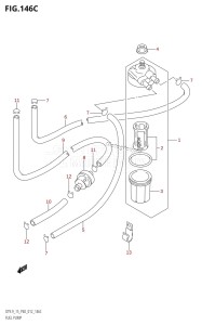 DT15 From 01503K-210001 (P36-)  2012 drawing FUEL PUMP (DT9.9K:P36)